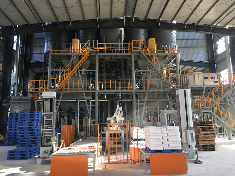 石膏砂漿生產線的實際應用技術特點是什么?